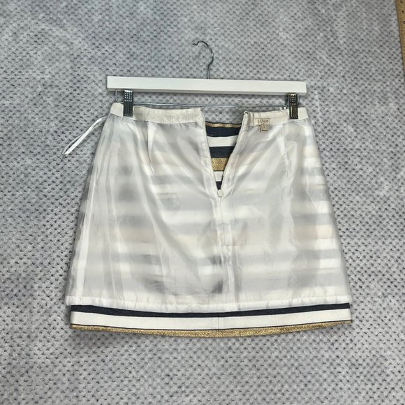 J. Crew Striped Skirt Women Size 2 - Picture 7 of 12
